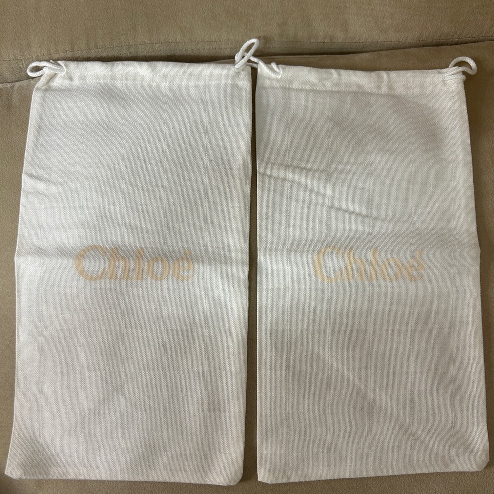 Chloé Cream Dust Bags Set